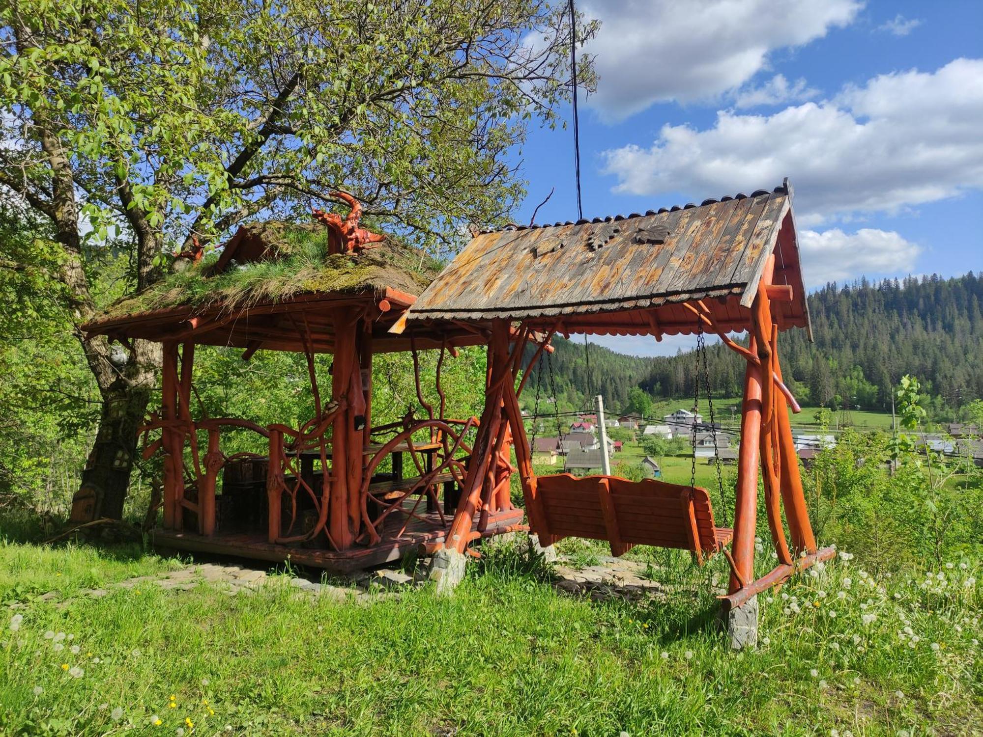 Дерев'Яний Котедж "Казка" Jaremtsje Buitenkant foto